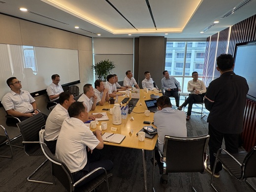 徐均生會見萬華化學（新加坡）公司客人