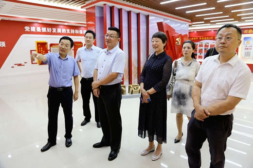 中國涂料工業協會　中國建材股份公司來集團公司考察交流